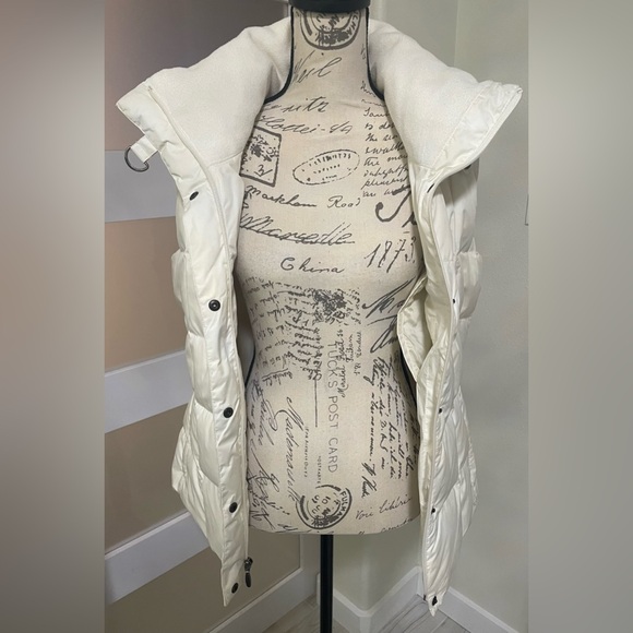 🍂Eddie Bauer Women's cream EB 700 Goose Down Puffer Vest - Picture 4 of 15